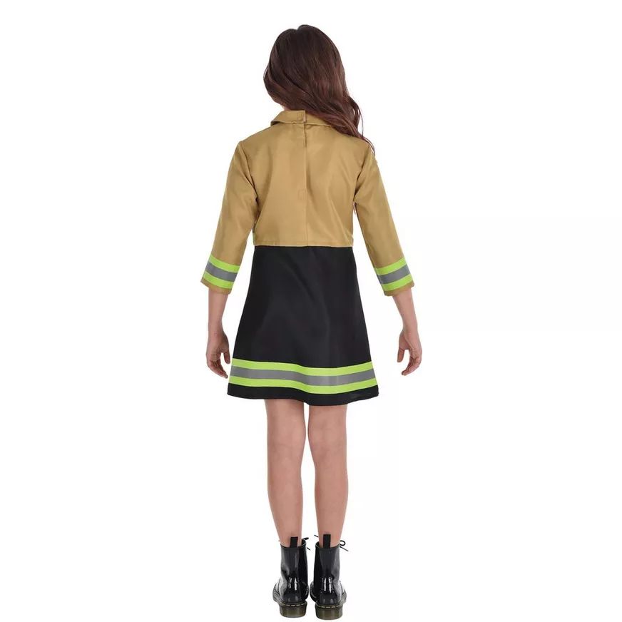 Girls' Firefighter Halloween Costume Dress