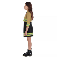 Girls' Firefighter Halloween Costume Dress