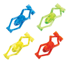 Colorful Frog Flinger Toy Favors ‚Äì Pack of 24