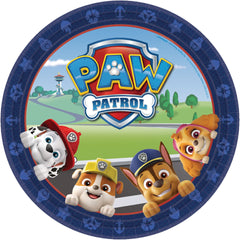 PAW Patrol Adventures 9-Inch Round Paper Plates - 8 Pack