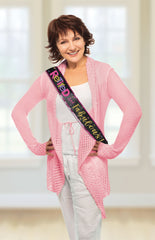 Retired and Fabulous Celebration Sash