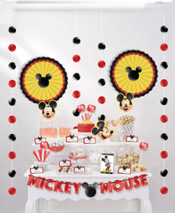 Mickey Mouse Forever Birthday Party Buffet Table Decorating Kit, 23-pcs