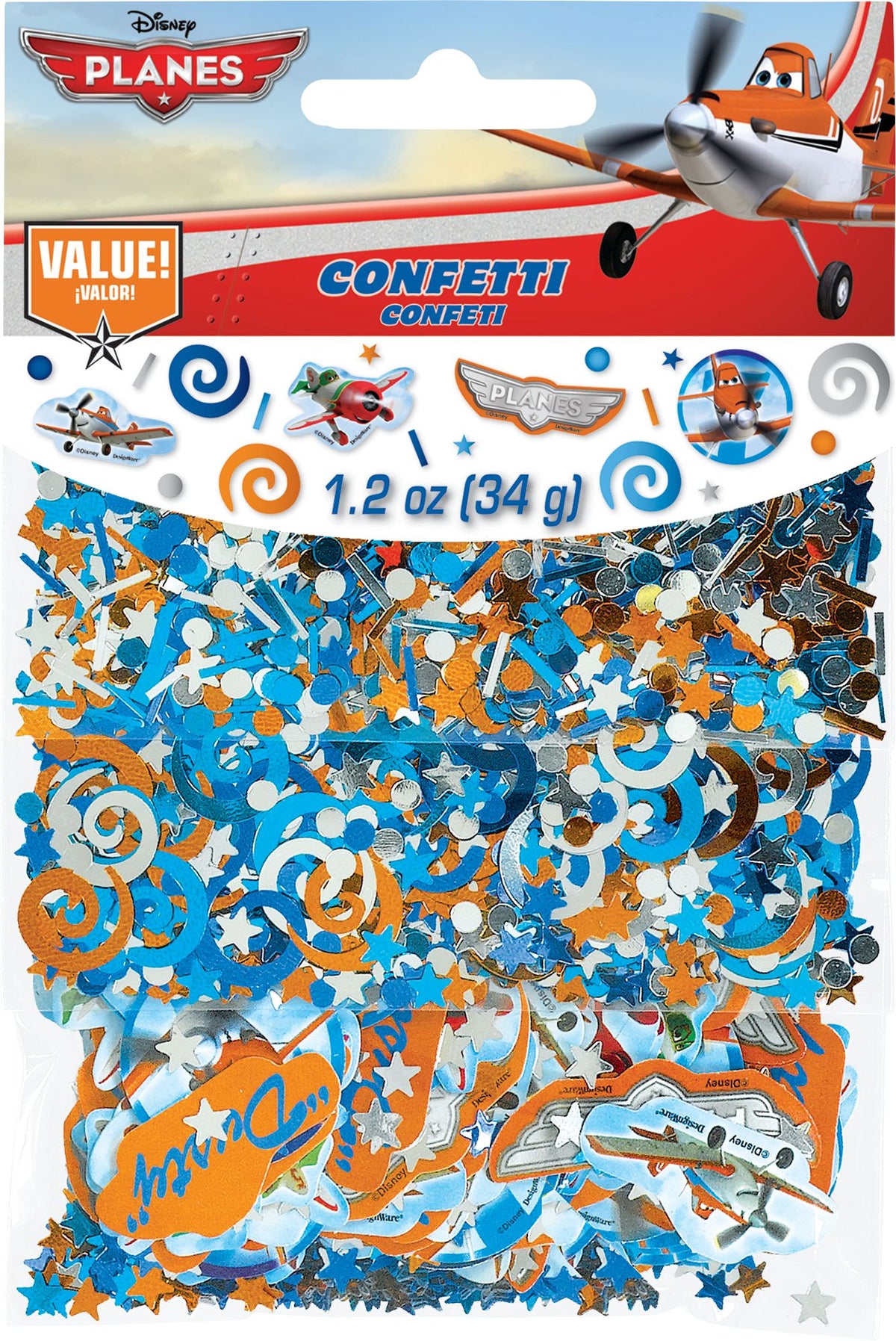 Disney Planes Dusty Confetti for Kids' Birthday Parties