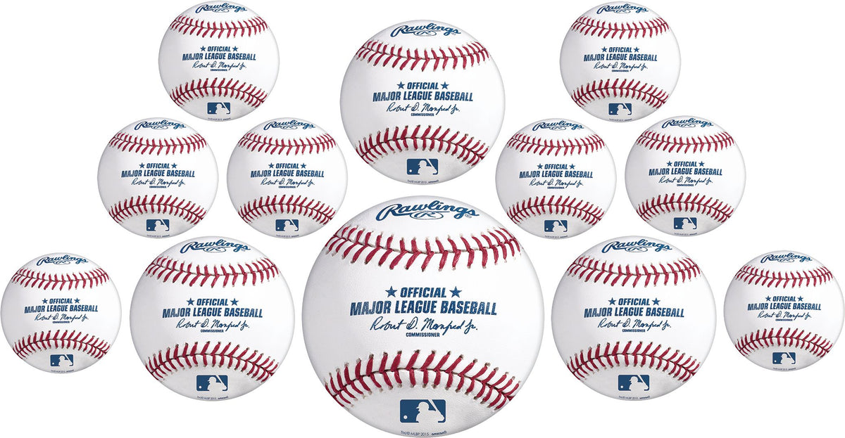 Rawlings MLB Baseball Cutouts - 12 Count