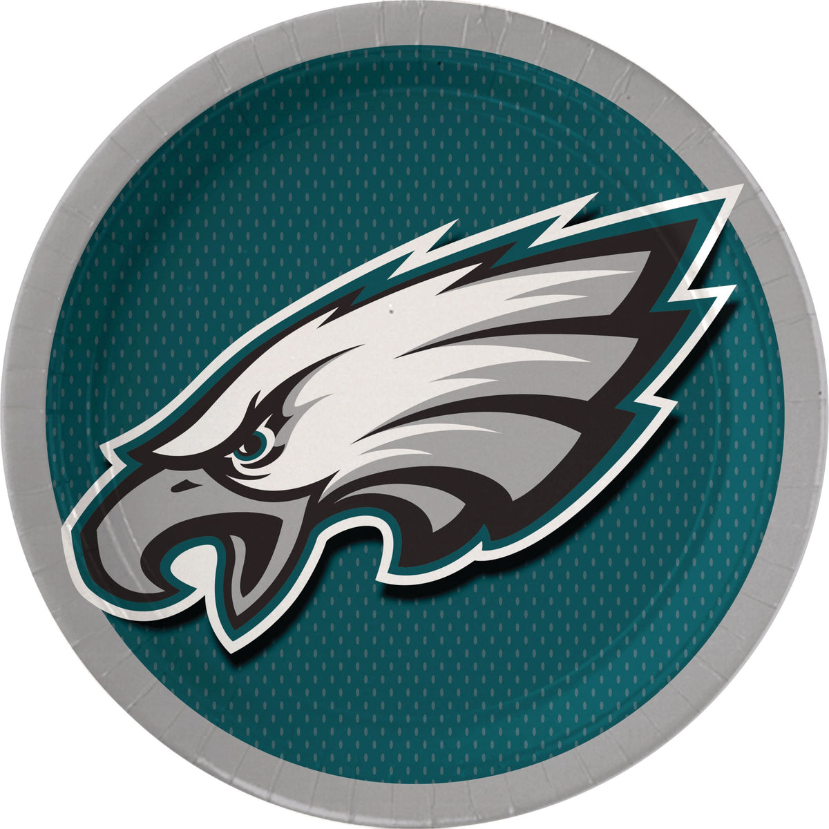 Philadelphia Eagles 9" Round Paper Plates, 18-Pack