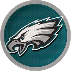 Philadelphia Eagles 9" Round Paper Plates, 18-Pack