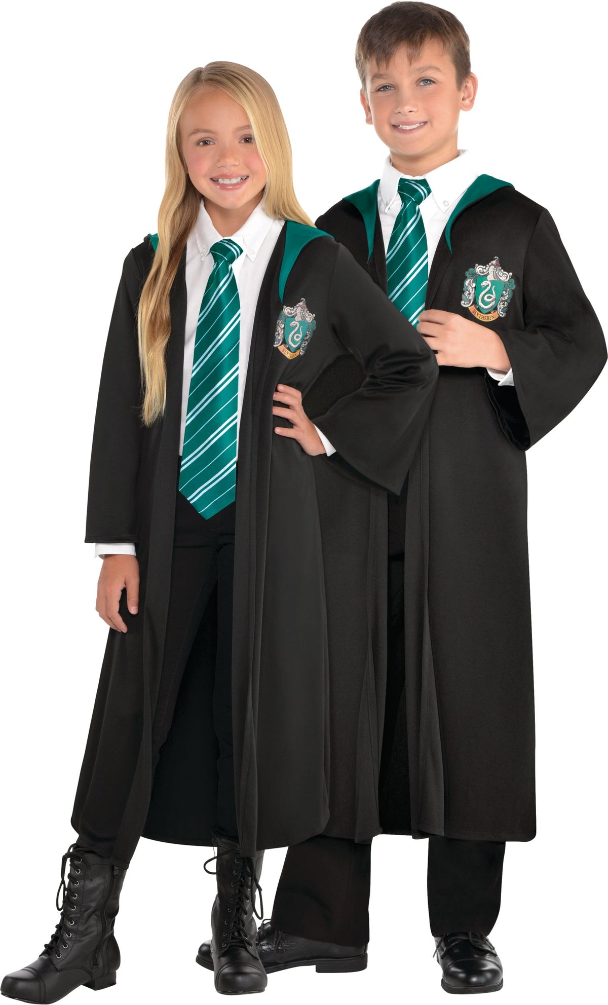 Kids' Harry Potter Slytherin Costume Robe - L/XL