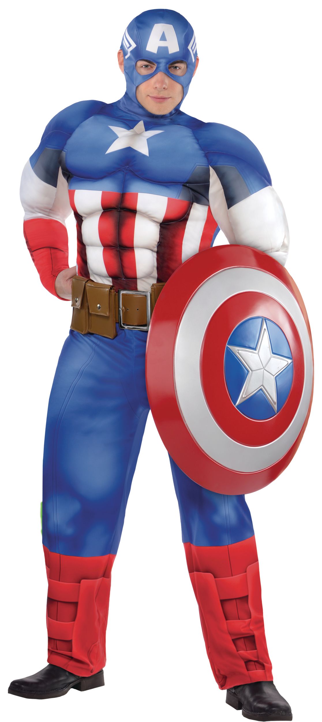 Adult Disney Marvel Captain America Muscle Costume