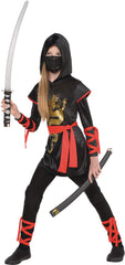 Kids' Dragon Ninja Costume with Hooded Tunic and Leggings - Halloween Special