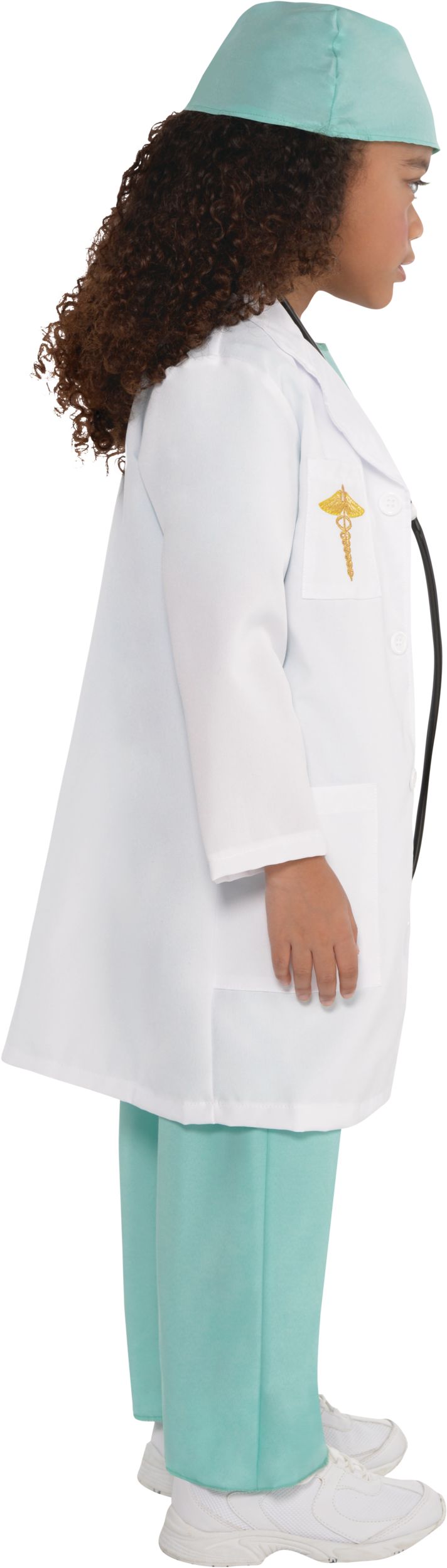 Kids' Doctor Costume with Teal Scrubs and Lab Coat