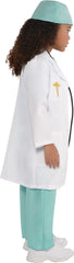 Kids' Doctor Costume with Teal Scrubs and Lab Coat