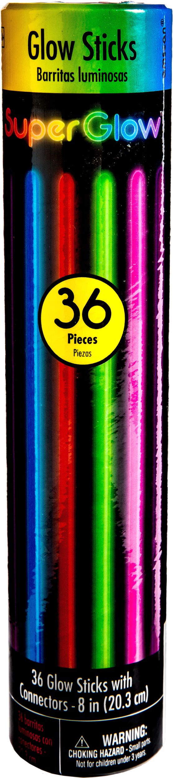 Green Glow Sticks - 8 Inch, 36-Pack