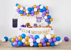 Illuminating LED Moon Light Stand for Eid Celebrations