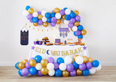 Illuminating LED Moon Light Stand for Eid Celebrations