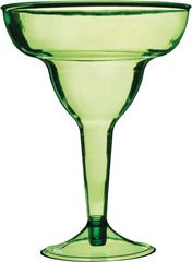 Bright Pink Disposable Margarita Glasses - 20ct