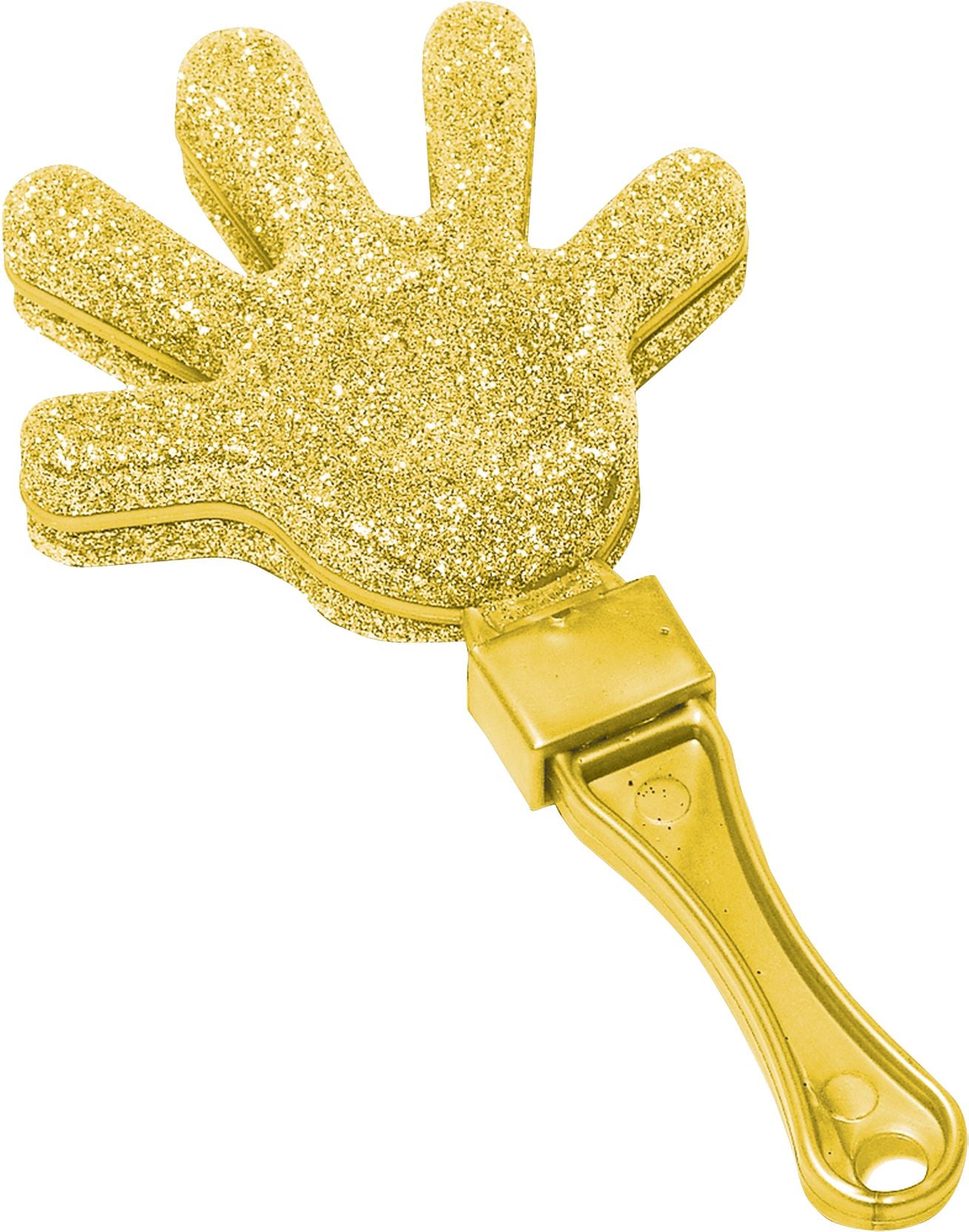 Sparkling Glitter Hand Clapper Noisemakers - 12 Pack for New Year's Eve