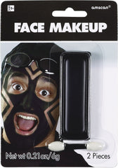 Black Face Paint Makeup with Applicator - 0.21 Oz.