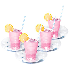 Inflatable Drinkware Holders - Novelty Summer Drinkware Accessories