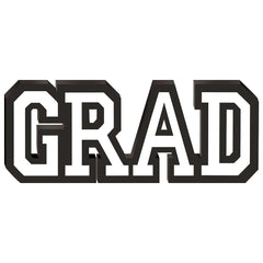 Classic White MDF Graduation Standing Sign