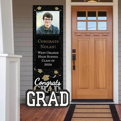 Classic White MDF Graduation Standing Sign