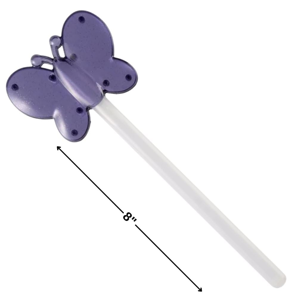 Purple Butterfly Glow Wand for Nighttime Fun