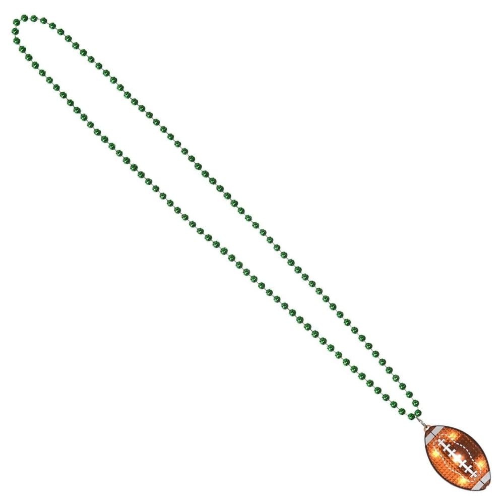 Light-Up LED Football Necklace
