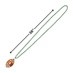 Light-Up LED Football Necklace