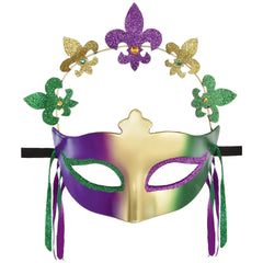 Deluxe Mardi Gras Masquerade Mask