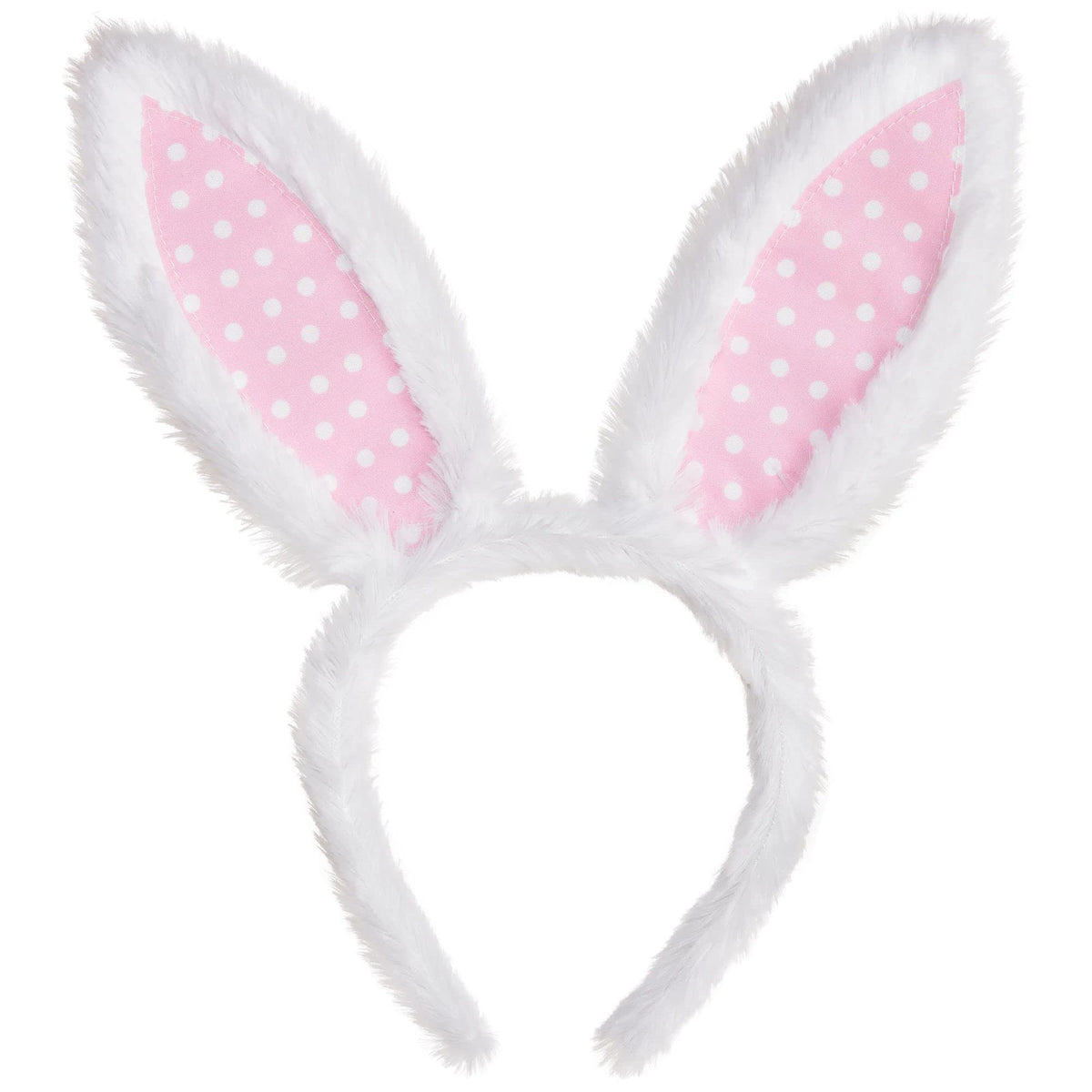 Easter Bunny Ears Polka Dot Headband