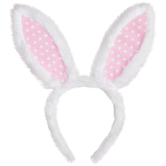 Easter Bunny Ears Polka Dot Headband