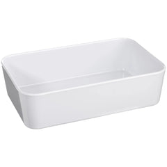 Sleek Black Melamine Caddy for Entertaining