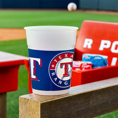 Texas Rangers 16oz Plastic Cup - MLB Licensed