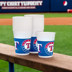 Texas Rangers 16oz Plastic Cup - MLB Licensed