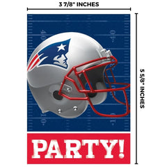 New England Patriots Invitation & Thank You Card Set