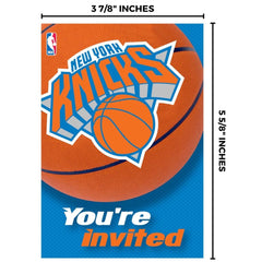 New York Knicks NBA Invitation & Thank You Card Set