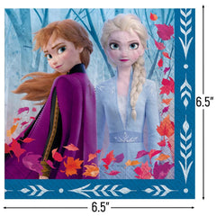 Disney Frozen 2 Lunch Napkins for Kids' Birthday Parties