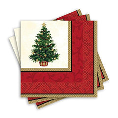 Classic Christmas Tree Lunch Napkins