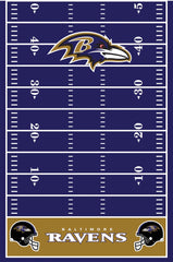 Baltimore Ravens NFL Plastic Table Cover