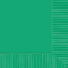 Festive Green Lunch Napkins - Solid Color