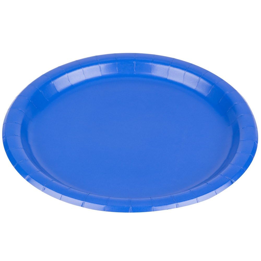 Royal Blue 10" Solid Paper Dinner Plates