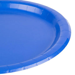 Royal Blue 10" Solid Paper Dinner Plates