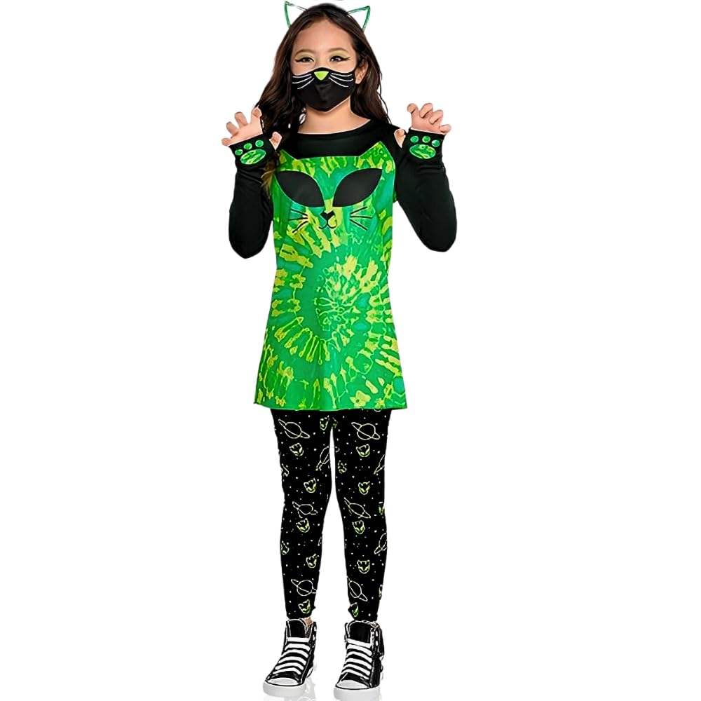 Cosmic Kitty Girl Halloween Costume - Child S (4-6)