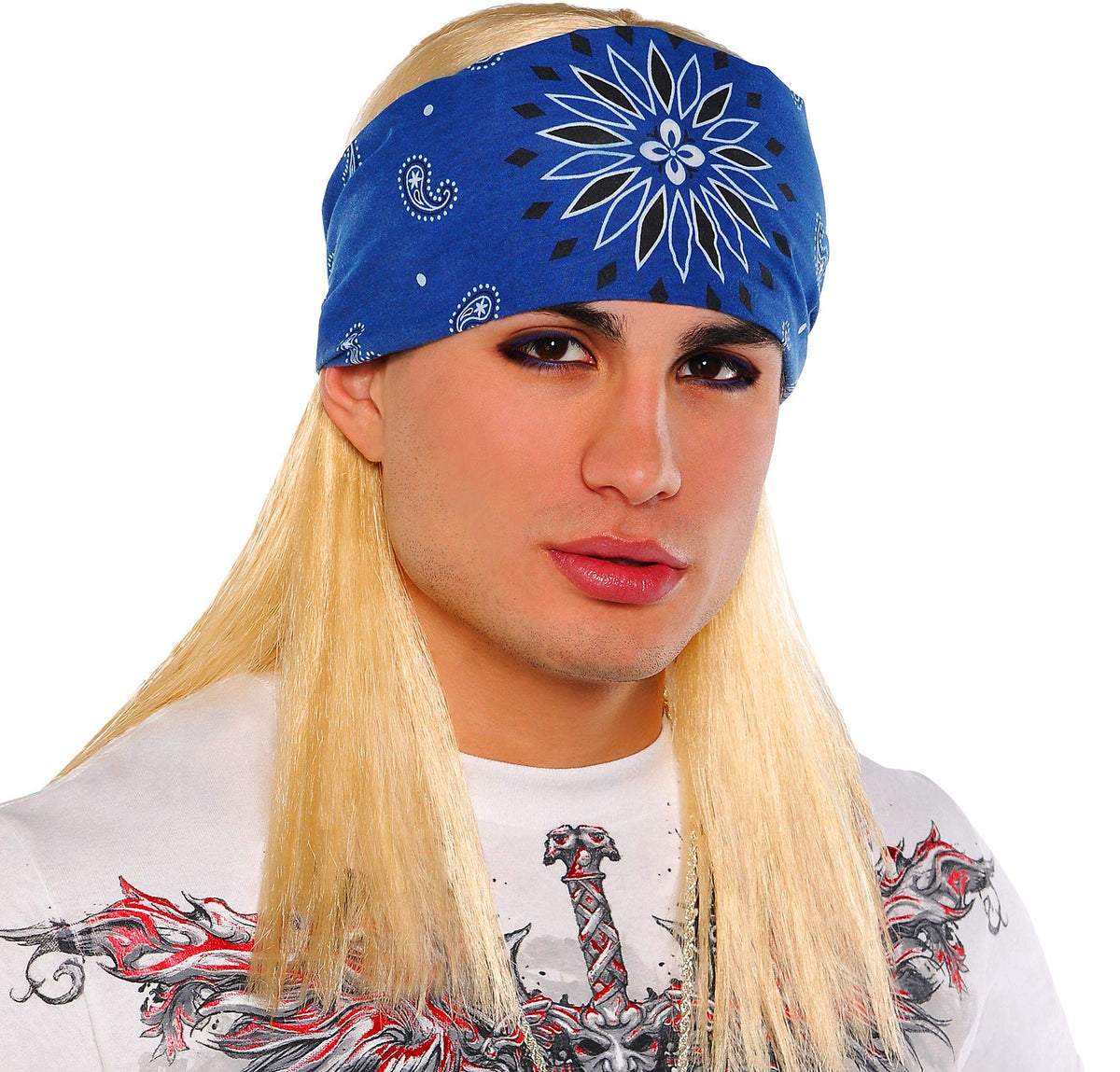Rock Star Wig Kit - Halloween Costume Accessory