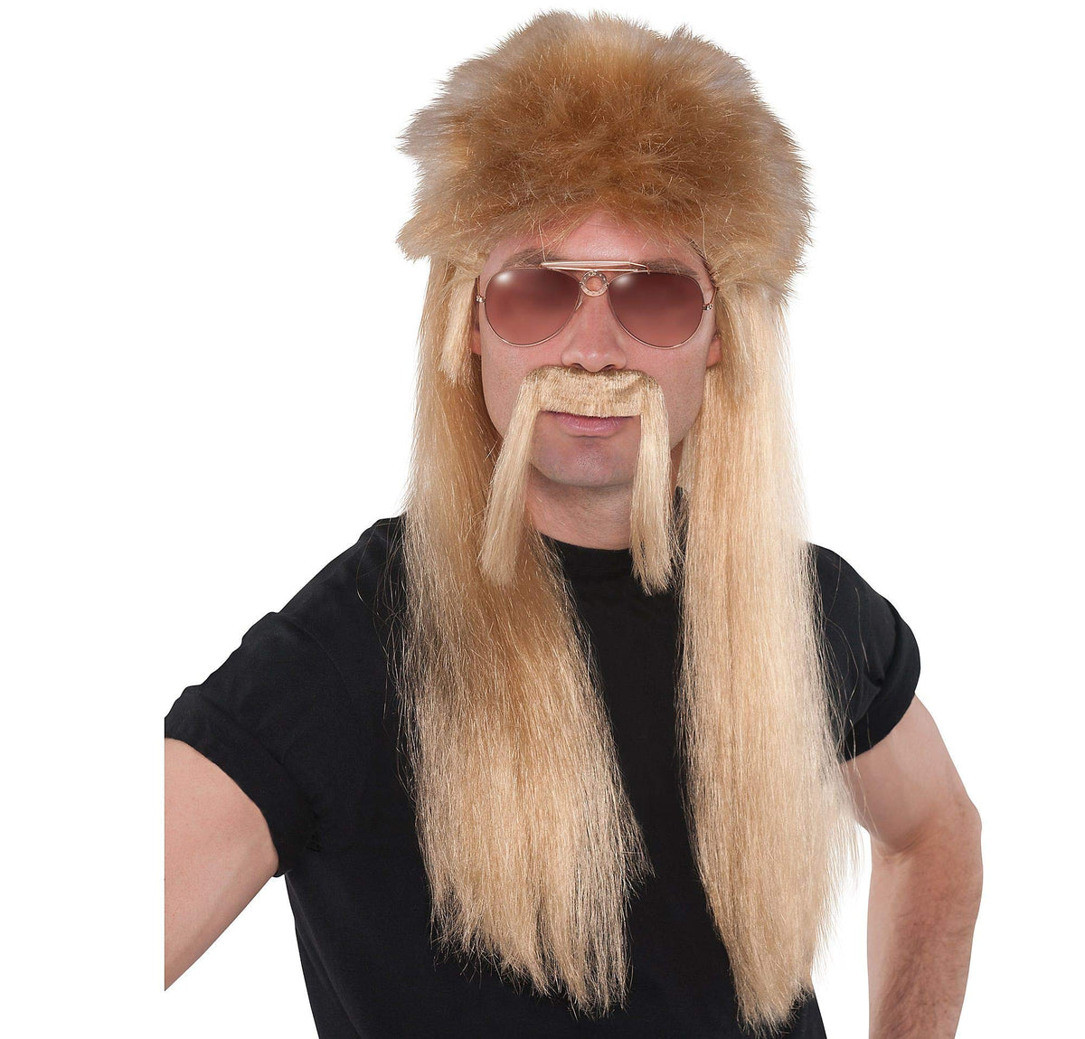 18 Wheeler Blonde Wig Kit - Halloween Costume Accessory