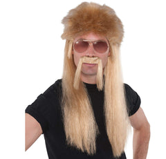 18 Wheeler Blonde Wig Kit - Halloween Costume Accessory