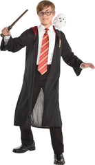 Adult Gryffindor Robe with Hood and Crest, Harry Potter Costume Accessory - Child S/M