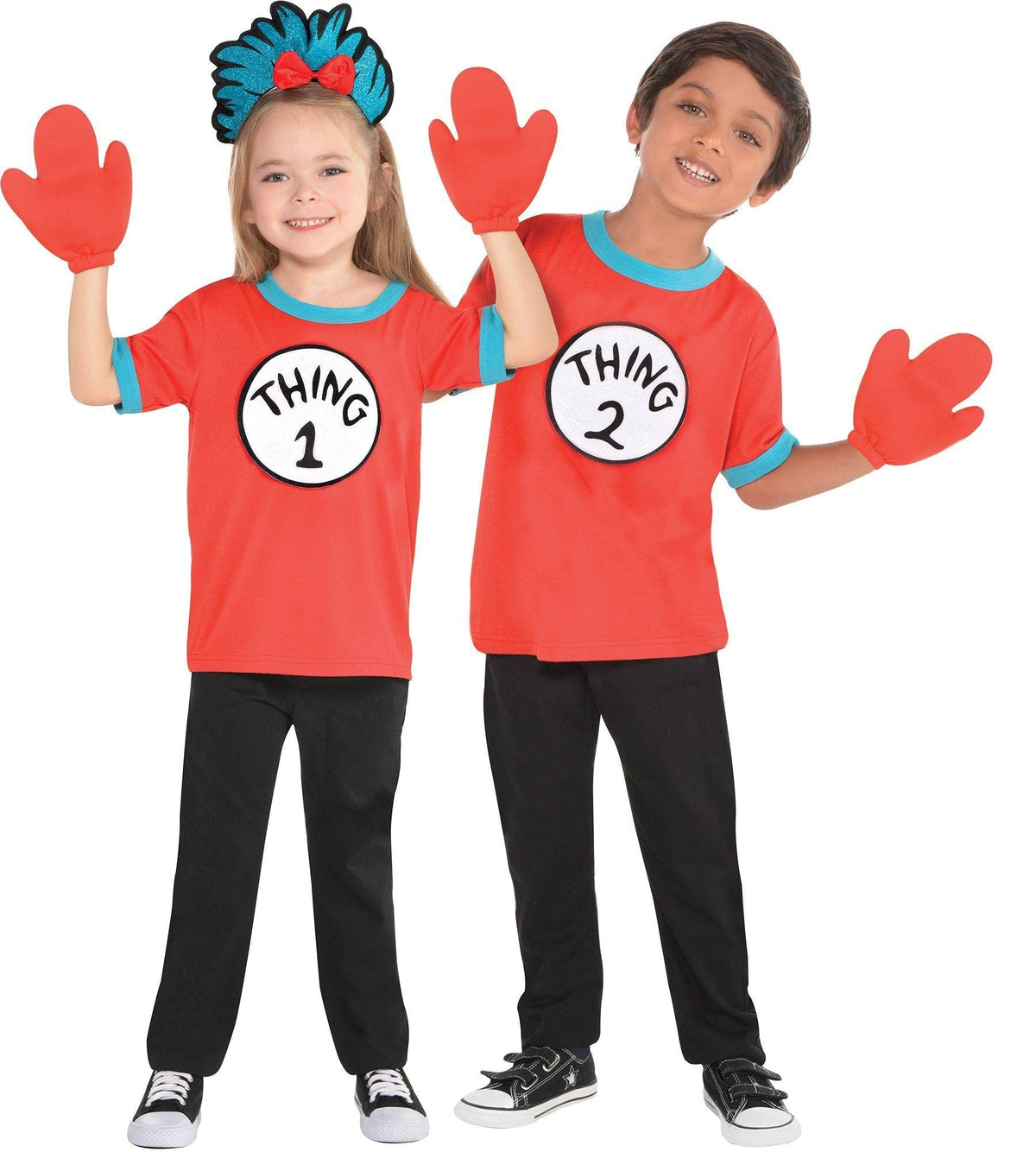 Dr. Seuss Thing 1 & Thing 2 Halloween Costume Kit