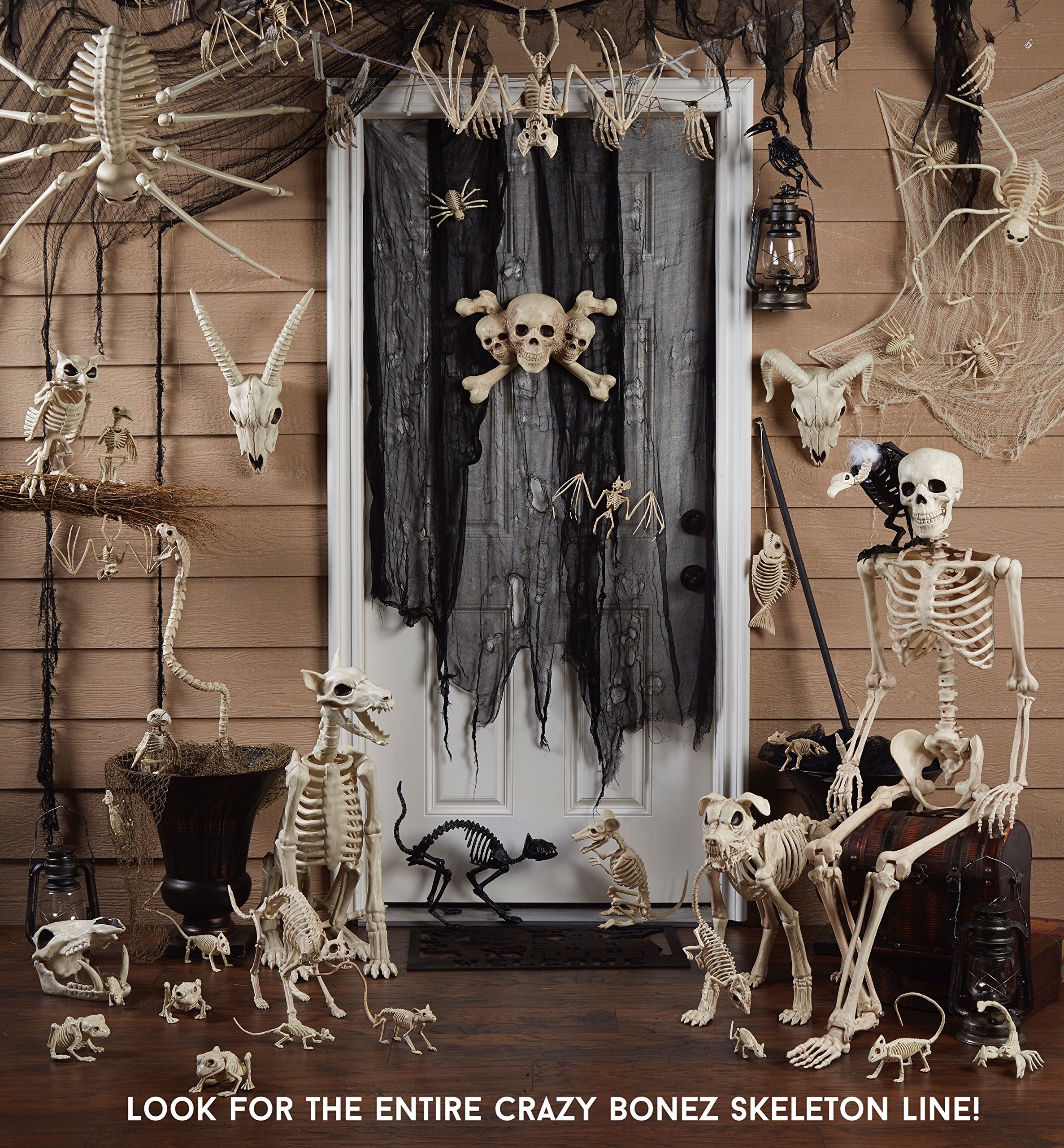 36" Posable Skeleton Halloween Prop
