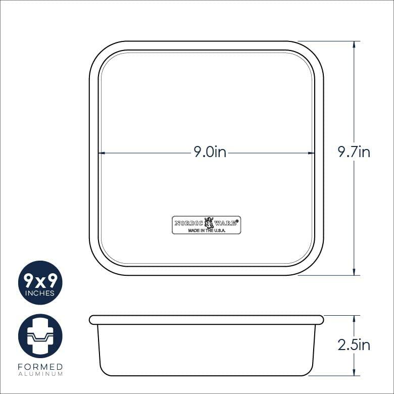 Premium Square Cake Pan for Everyday Baking