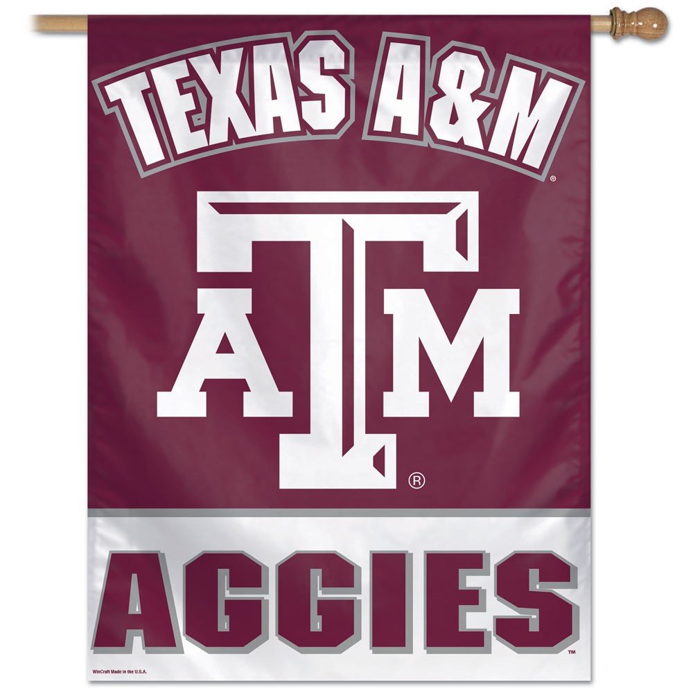Texas A&M Vertical Sports Flag